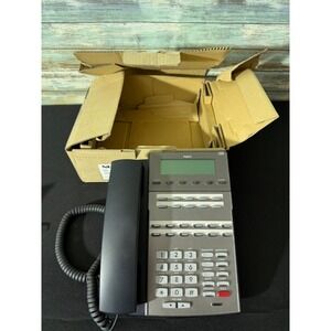 NEC DSX 22B Display Tel BK Black Excellent 22-Button Digital Office Phone System